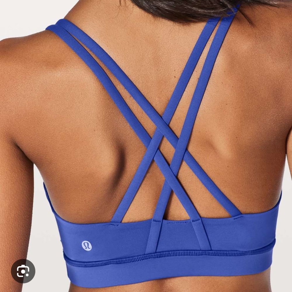 Lululemon Energy Bra Moroccan Blue